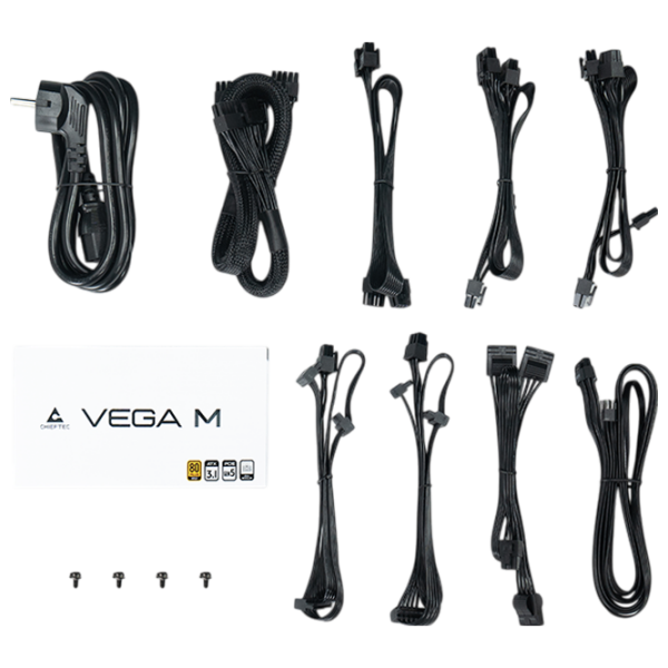 Блок питания Chieftec Vega M PPG-850-C 850 Вт Черный  photo 8