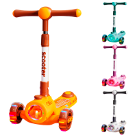 Trotinetă pentru copii cu trei roți Scooter BW2023 (BW2023) Multicolor 3 ani, 50 kg, Din PU