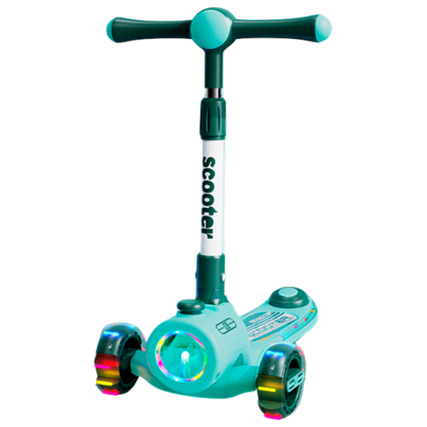 Trotinetă pentru copii cu trei roți Scooter BW2023 (BW2023) Multicolor 3 ani, 50 kg, Din PU photo 4