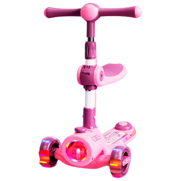 Trotinetă pentru copii cu trei roți Scooter BW2023z (BW2023z) Multicolor 3 ani, 50 kg, Din PU photo 6