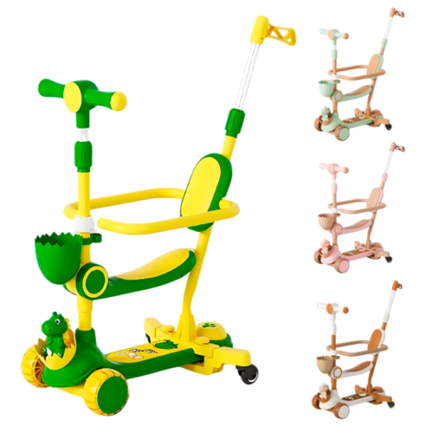 Trotinetă pentru copii cu trei roți Scooter BW812 (BW812) Multicolor 3 ani, 50 kg,  photo 1