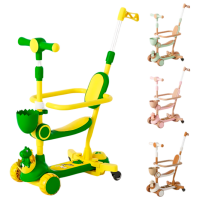 Trotinetă pentru copii cu trei roți Scooter BW812 (BW812) Multicolor 3 ani, 50 kg, 