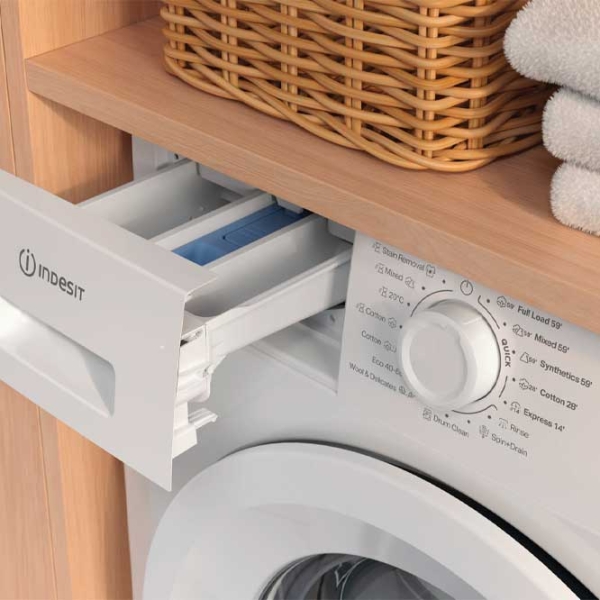Mașină de spălat Indesit IM 640 MY TIME EE White 6 kg, 1000 rpm, B photo 8