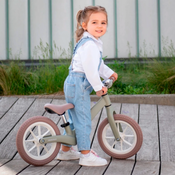 Bicicletă fără pedale Kikka Boo Lanser 12" Beige  Metal / Pentru copii photo 7