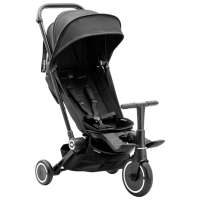 Детский трёхколёсный самокат SmarTrike Xtend Traveler 4in1 (6M-4Y) Черный 6 месяцев, 22 кг, Полиуретановые