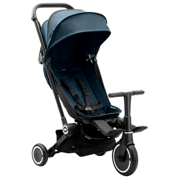 Детский трёхколёсный самокат SmarTrike Xtend Traveler 4in1 (6M-4Y) Синий 6 месяцев, 22 кг, Полиуретановые photo 1