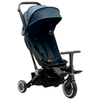 Детский трёхколёсный самокат SmarTrike Xtend Traveler 4in1 (6M-4Y) Синий 6 месяцев, 22 кг, Полиуретановые
