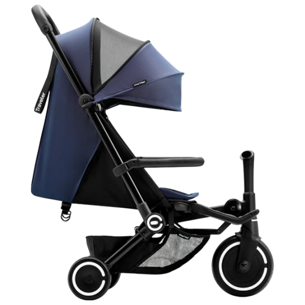 Детский трёхколёсный самокат SmarTrike Xtend Traveler 4in1 (6M-4Y) Синий 6 месяцев, 22 кг, Полиуретановые photo 2