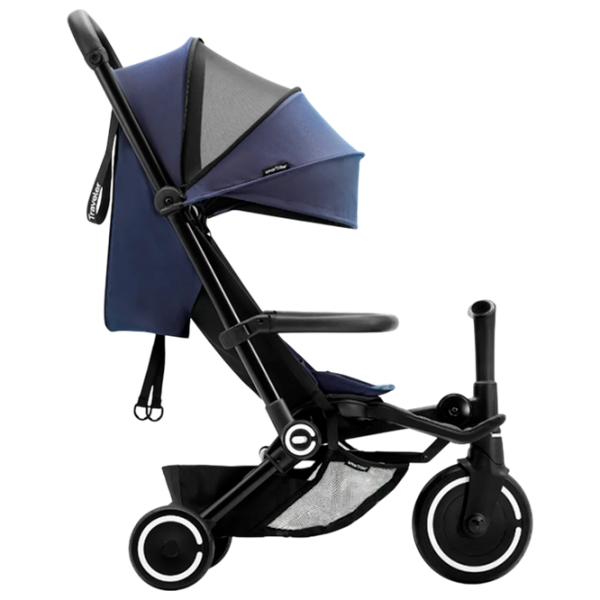Детский трёхколёсный самокат SmarTrike Xtend Traveler 4in1 (6M-4Y) Синий 6 месяцев, 22 кг, Полиуретановые photo 3