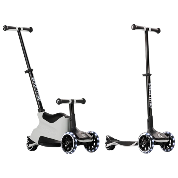 Детский трёхколёсный самокат SmarTrike Xtend Scooter Ride-on (12M-12Y) Серый 1 год, 50 кг, Полиуретановые photo 2