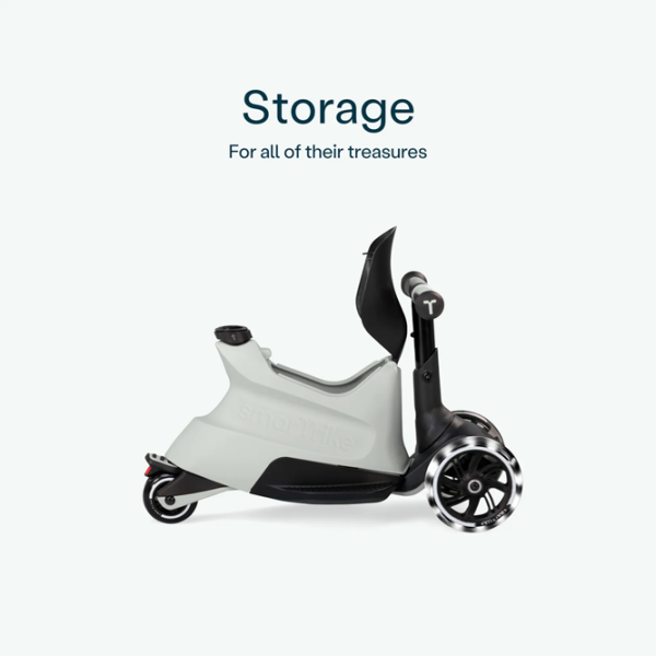 Детский трёхколёсный самокат SmarTrike Xtend Scooter Ride-on (12M-12Y) Серый 1 год, 50 кг, Полиуретановые photo 5