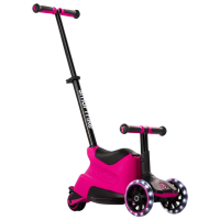 Trotinetă pentru copii cu trei roți SmarTrike Xtend Scooter Ride-on (12M-12Y) Pink 1 an, 50 kg, Din PU