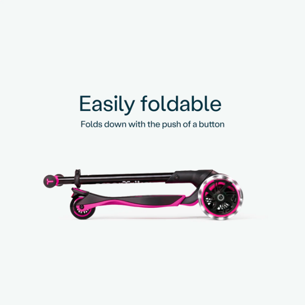 Детский трёхколёсный самокат SmarTrike Xtend Scooter Ride-on (12M-12Y) Розовый 1 год, 50 кг, Полиуретановые photo 7