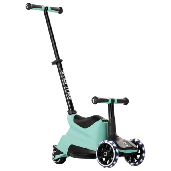 Детский трёхколёсный самокат SmarTrike Xtend Scooter Ride-on (12M-12Y) Зеленый 1 год, 50 кг, Полиуретановые photo 1