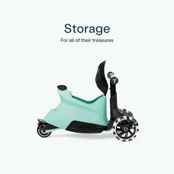 Детский трёхколёсный самокат SmarTrike Xtend Scooter Ride-on (12M-12Y) Зеленый 1 год, 50 кг, Полиуретановые photo 4
