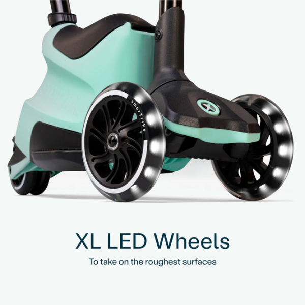 Детский трёхколёсный самокат SmarTrike Xtend Scooter Ride-on (12M-12Y) Зеленый 1 год, 50 кг, Полиуретановые photo 5