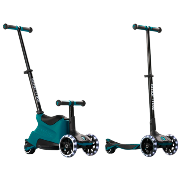 Детский трёхколёсный самокат SmarTrike Xtend Scooter Ride-on (12M-12Y) Бирюзовый 1 год, 50 кг, Полиуретановые photo 2