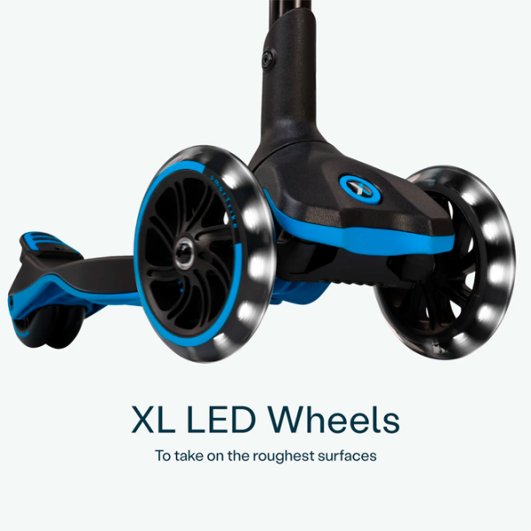 Детский трёхколёсный самокат SmarTrike Xtend Scooter (3Y-12Y) Синий 3 года, , Полиуретановые photo 2
