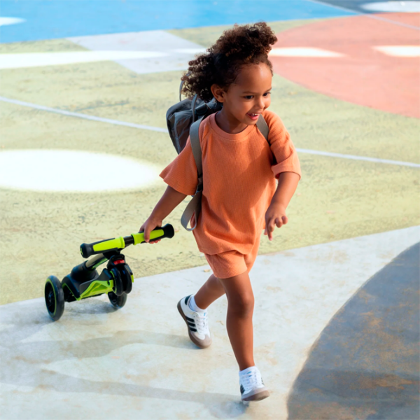 Детский трёхколёсный самокат SmarTrike Xtend Scooter (3Y-12Y) Лаймовый 3 года, , Полиуретановые photo 7