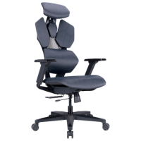 Игровое кресло LUMI Comfy Mesh CH09-9 Черный Серый