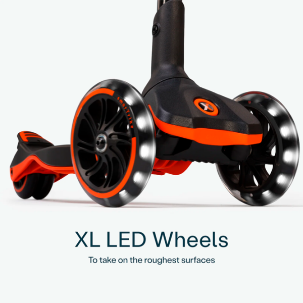 Детский трёхколёсный самокат SmarTrike Xtend Scooter (3Y-12Y) Оранжевый 3 года, , Полиуретановые photo 3