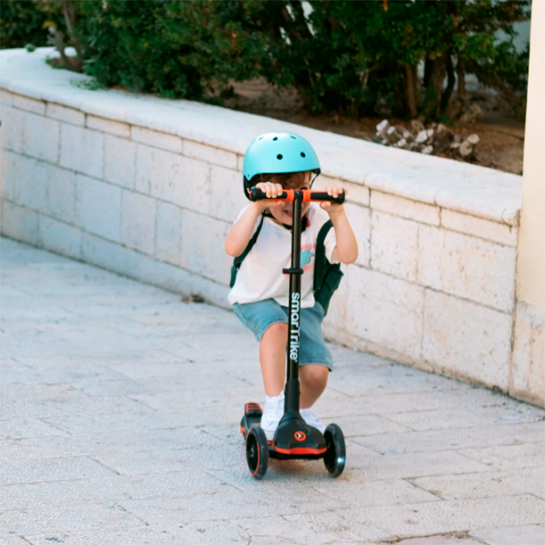 Детский трёхколёсный самокат SmarTrike Xtend Scooter (3Y-12Y) Оранжевый 3 года, , Полиуретановые photo 7