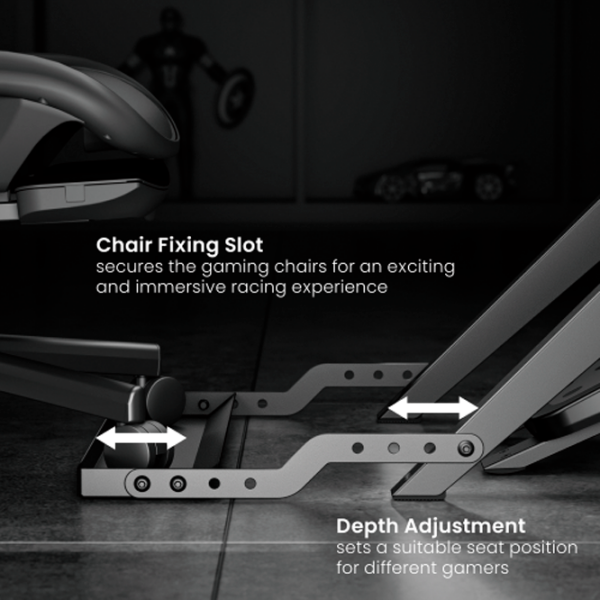 Стойка для гоночного руля LUMI Foldable Racing Simulator Wheel Stand Черный  photo 4