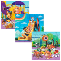 Puzzle DoDo 3in1 Paw Patrol (200578) Количество деталей: 115, Рекомендуемый возраст: 3+