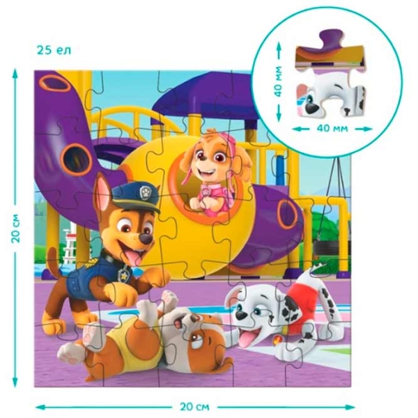 Puzzle DoDo 3in1 Paw Patrol (200578) Количество деталей: 115, Рекомендуемый возраст: 3+ photo 3