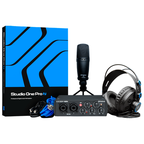 Kit de înregistrare a sunetului Presonus Audiobox USB 96 Studio Set Black  photo 1