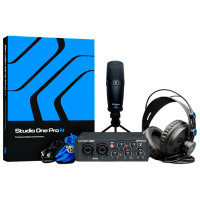 Kit de înregistrare a sunetului Presonus Audiobox USB 96 Studio Set Black 