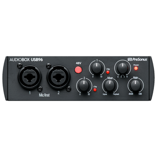 Kit de înregistrare a sunetului Presonus Audiobox USB 96 Studio Set Black  photo 4