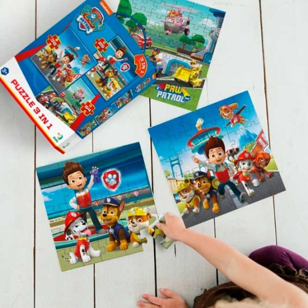 Puzzle DoDo 3in1 Paw Patrol (200578) Количество деталей: 115, Рекомендуемый возраст: 3+ photo 6