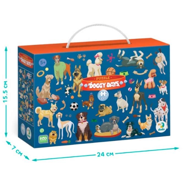 Puzzle DoDo Doggy Days (300627) Количество деталей: 100, Рекомендуемый возраст: 5+ photo 3