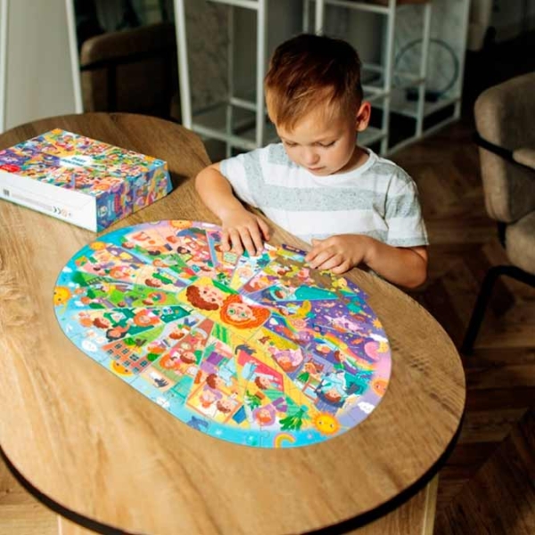 Puzzle DoDo Daily Routines (300619) Количество деталей: 100, Рекомендуемый возраст: 5+ photo 5