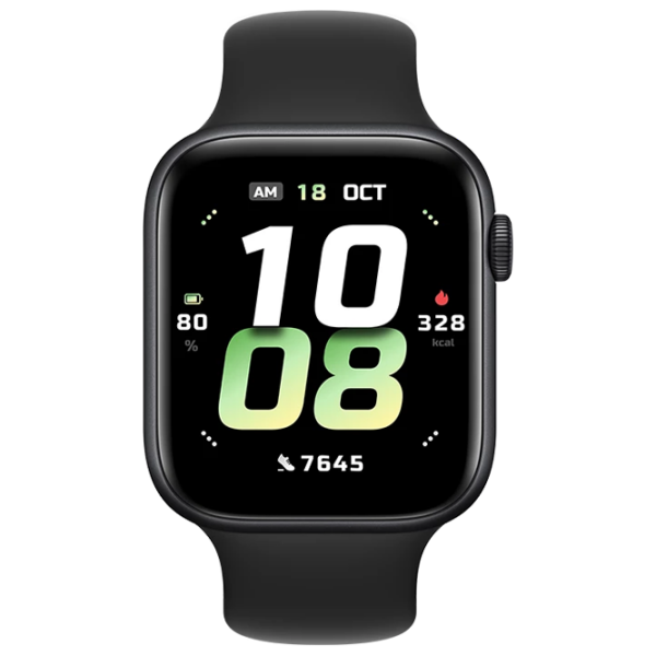 Умные часы Honor Watch 5 Черный 1.85" | 45 мм | Алюминий/Силикон| photo 2
