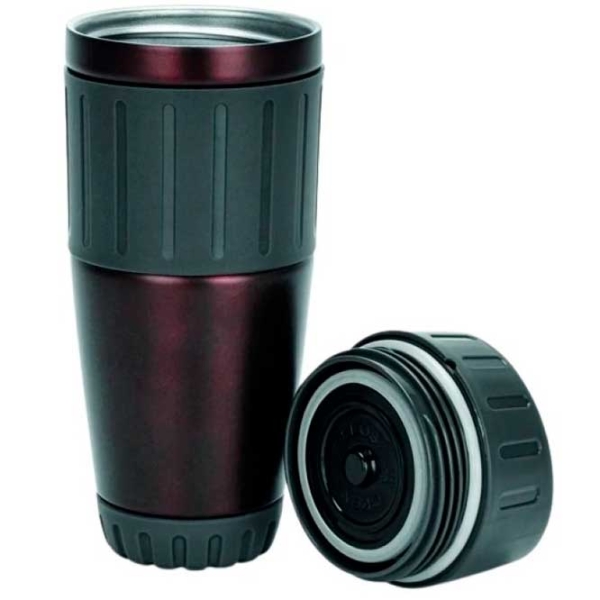 Cană termo Fissman Classic 9827 Brown 0.5l photo 2