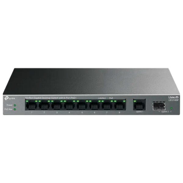 Switch TP-Link LS1210GP Black 20 Gbit/s photo 1