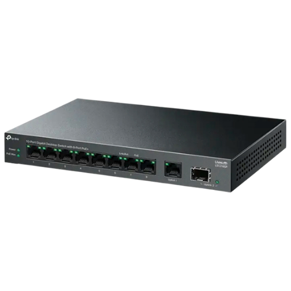 Switch TP-Link LS1210GP Black 20 Gbit/s photo 3