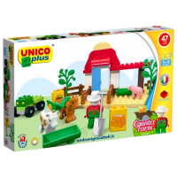 Constructor Androni Fattoria Country Farm Multicolor Numărul de piese 47, 1.5+