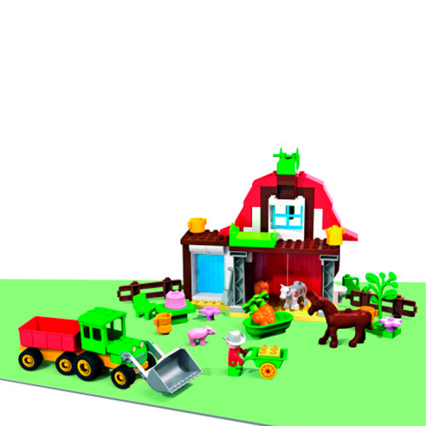 Constructor Androni Fattoria Country Farm Green Numărul de piese 104, 1.5+ photo 2