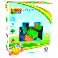 Constructor Androni Scatola Maxi Green Numărul de piese 31, 1.5+