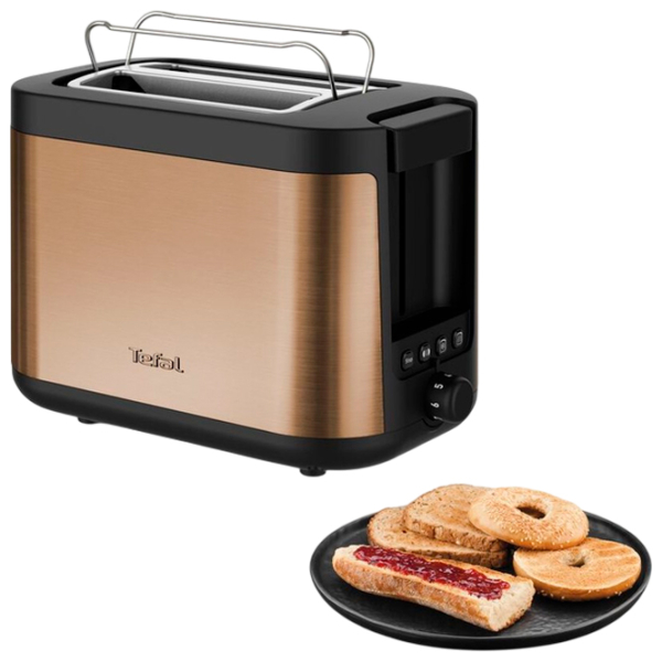 Toster Tefal TT430G10 Bronze 850 W, Numărul de grade de prăjire: 7 photo 2