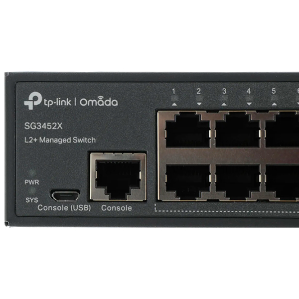 Коммутатор TP-Link SG3452X Черный 176 Гбит/с photo 5