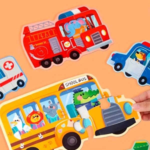 Puzzle Optmarket 201747014 () Количество деталей: 22, Рекомендуемый возраст: 2+ photo 2