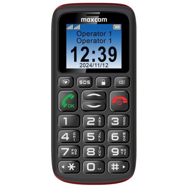Maxcom Comfort MM428L Черный 1.8", Dual SIM, 2G photo 1