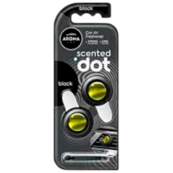 Ароматизатор для авто Aroma Car Membrana Double Dot Серый Black photo 1