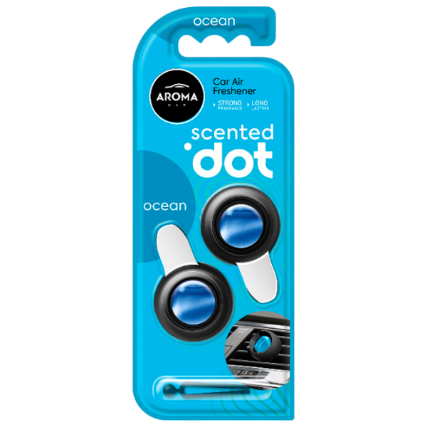 Ароматизатор для авто Aroma Car Membrana Double Dot Синий Океан photo 1