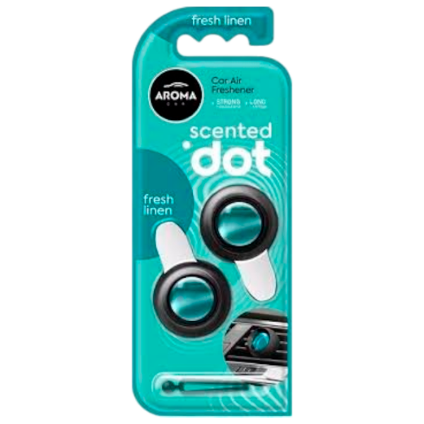Ароматизатор для авто Aroma Car Membrana Double Dot Turcoaz Свежее белье photo 1