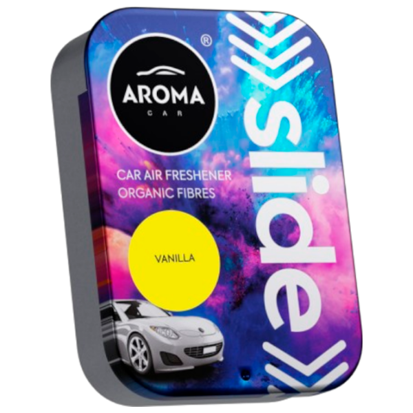 Aromatizator auto Aroma Car Organic Slide Multicolor Vanilla photo 1
